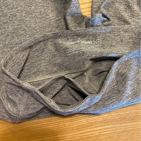 NWOT OUTDOOR VOICES BIKER SHORTS - gray - size SMALL - Picture 2 of 5